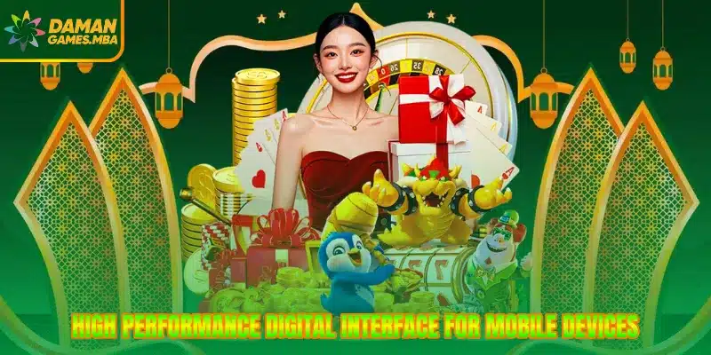 High performance digital interface for mobile devices